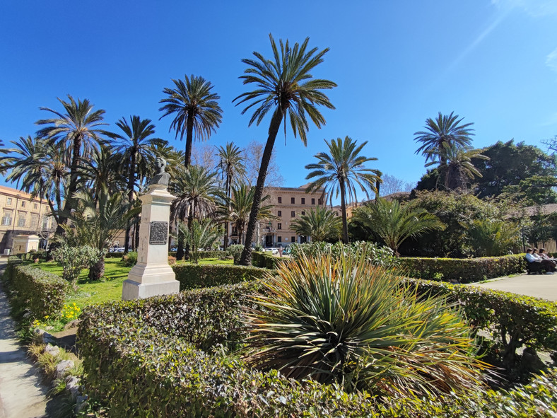 Egzotyczny park w Palermo