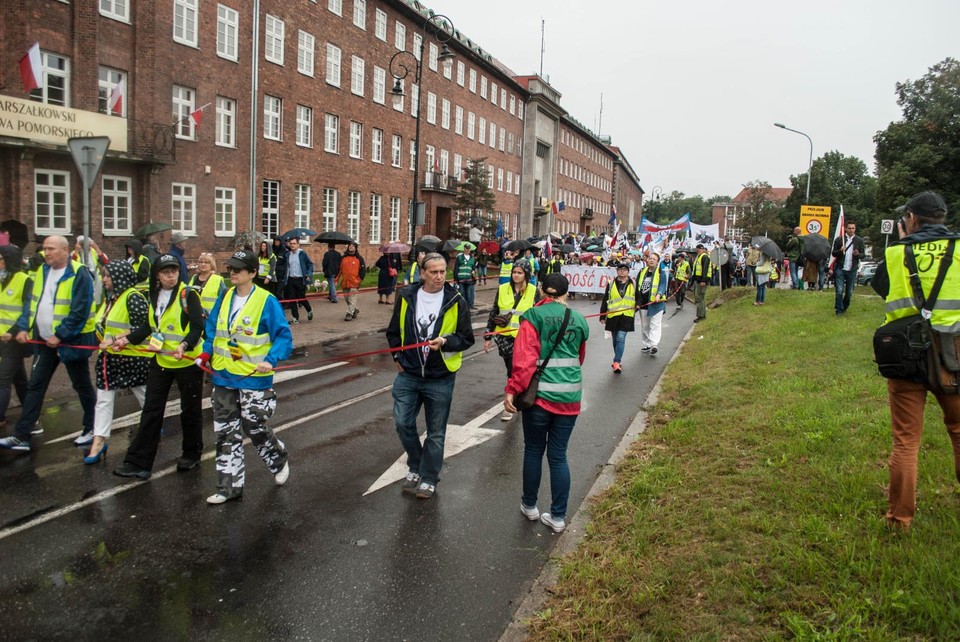 Manifestacja KOD w Gdańsku