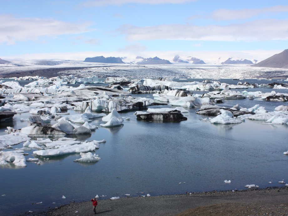 It's relatively new. Until about 60 years ago, the Vatnajökull glacier covered most of the land in the area.