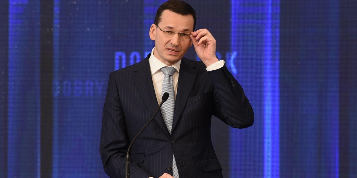 Minister Mateusz Morawiecki