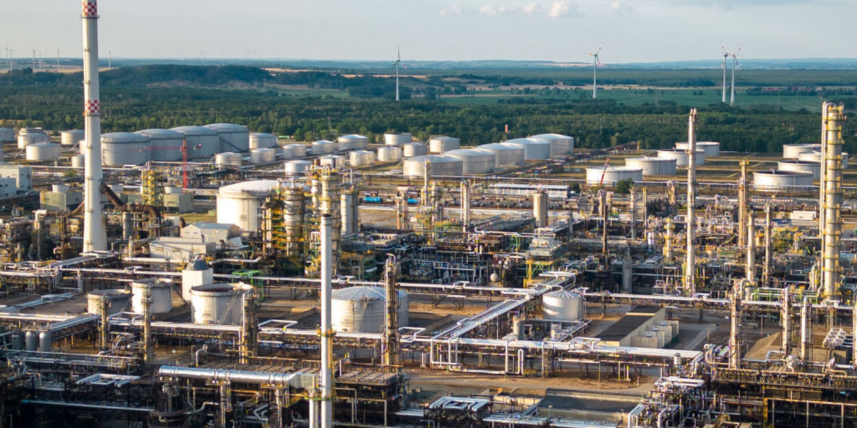 Rafineria ropy naftowej w Schwedt (Niemcy)