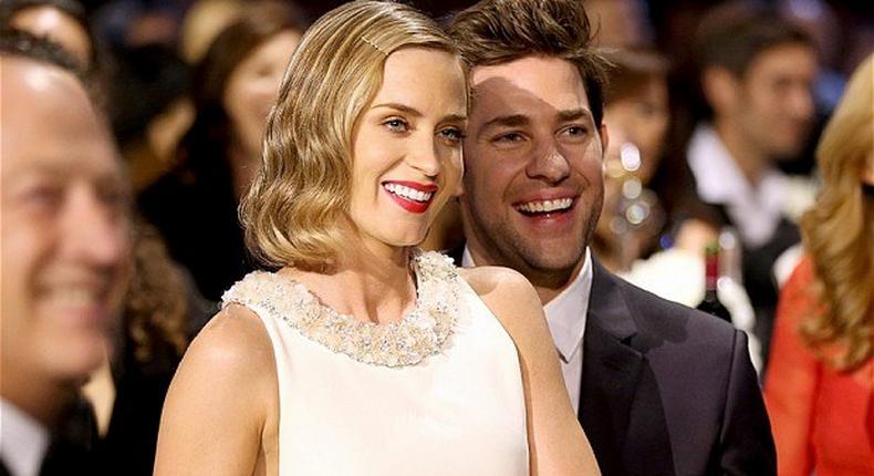 Emily Blunt and husband, John Krasinski