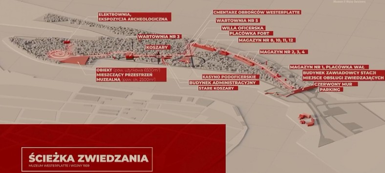 Tak ma wyglądać ścieżka zwiedzania na Westerplatte