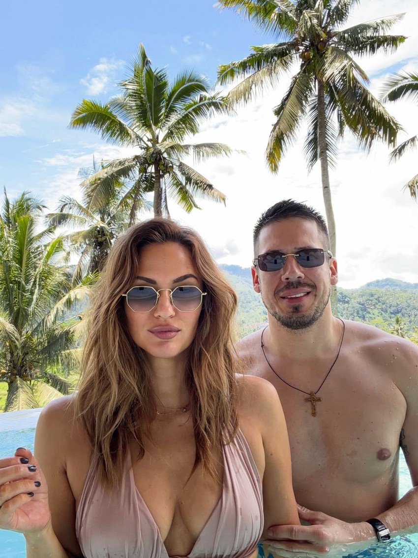 Nikola Rokvić i Bojana Barović na Baliju 