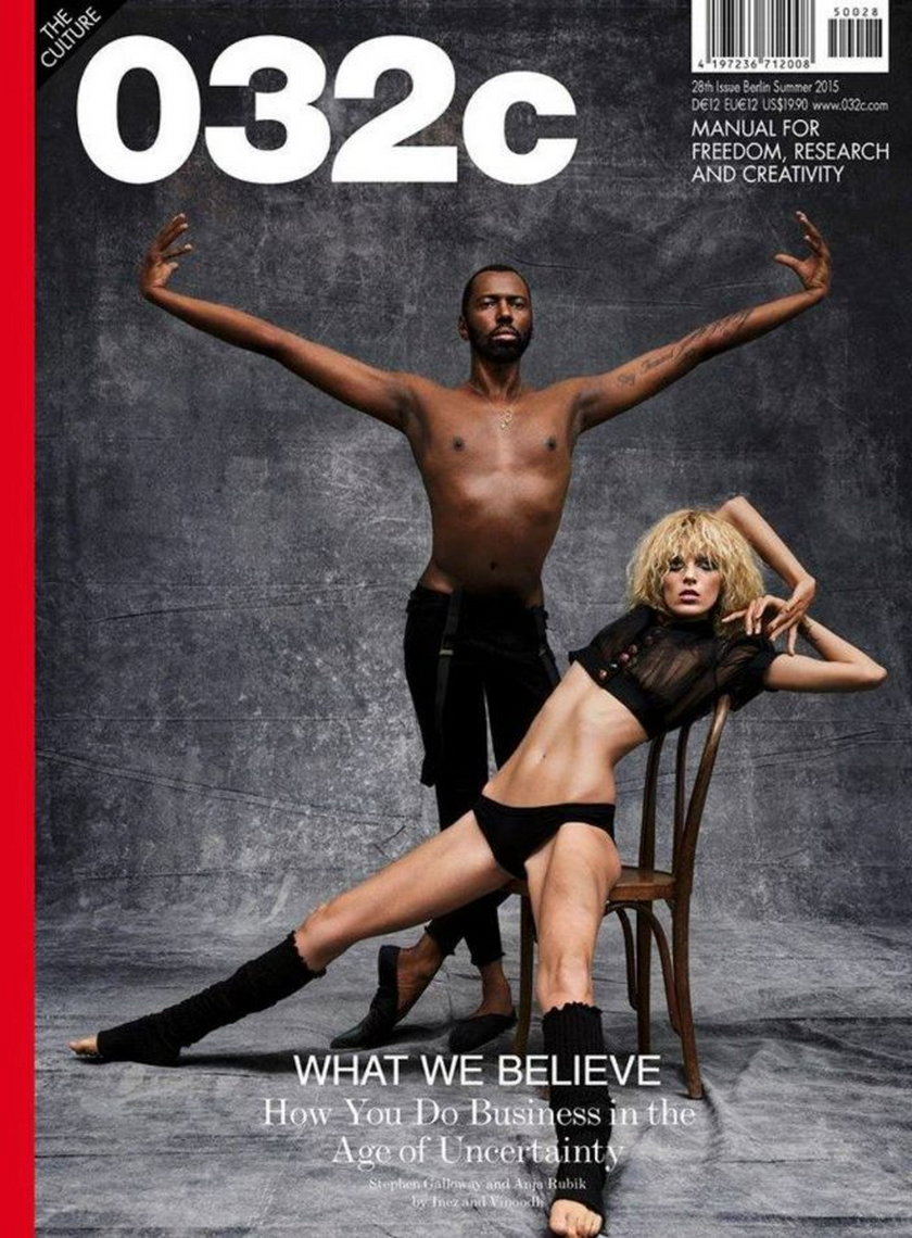 Anja Rubik w odważnej sesji dla magazyn "032c"