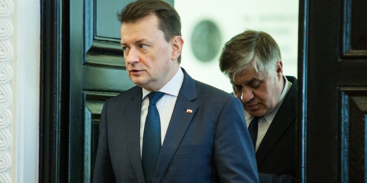 Mariusz Błaszczak, minister spraw wewnętrznych i administracji