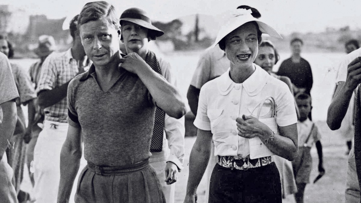 Edward VIII i Wallis Simpson, kochanka księcia, a po abdykacji żona. Na zdjęciu w Jugosławii w 1936 r.