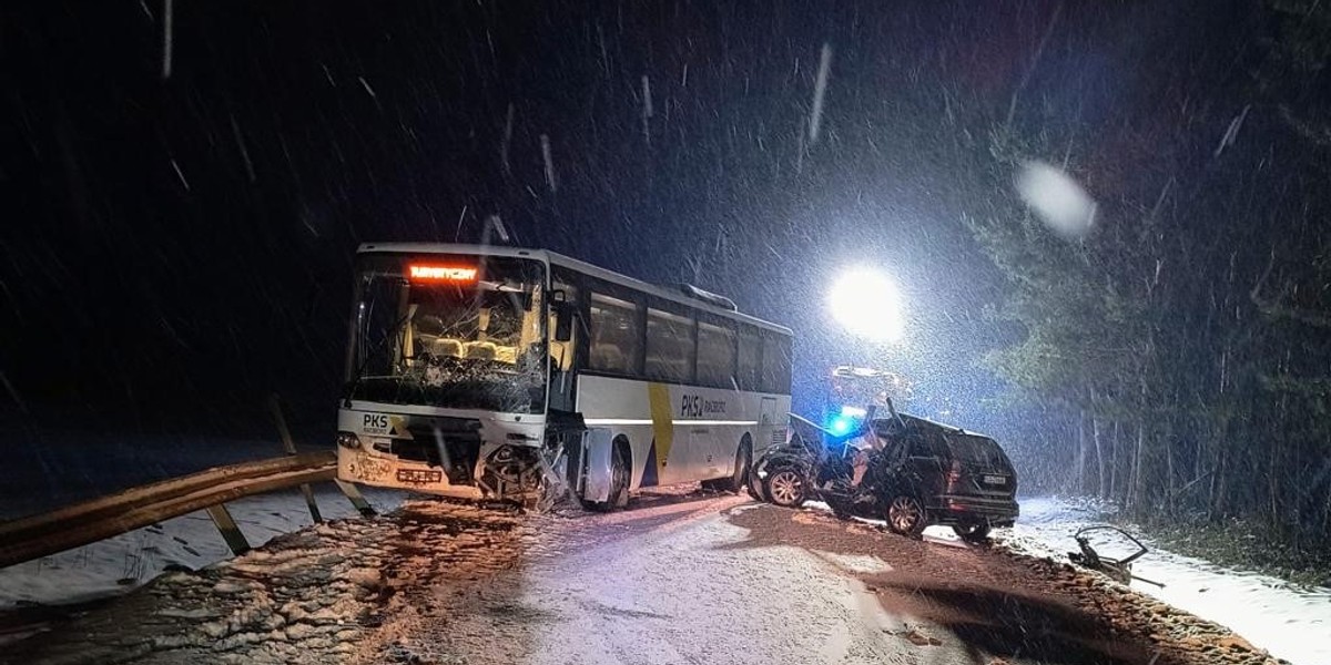 Groźny wypadek drogowy w Jankowicach.