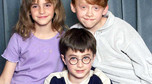 Emma Watson (Hermiona Granger), Daniel Radcliffe (Harry Potter) i Rupert Grint (Ron Weasley)