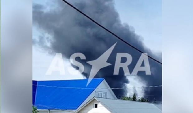 Dim nakon napada na pogon u Astrahanu