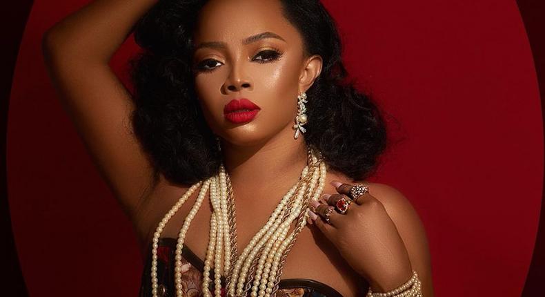 Toke Makinwa is an OAP, author, actress and presenter [Instagram/TokeMakinwa]