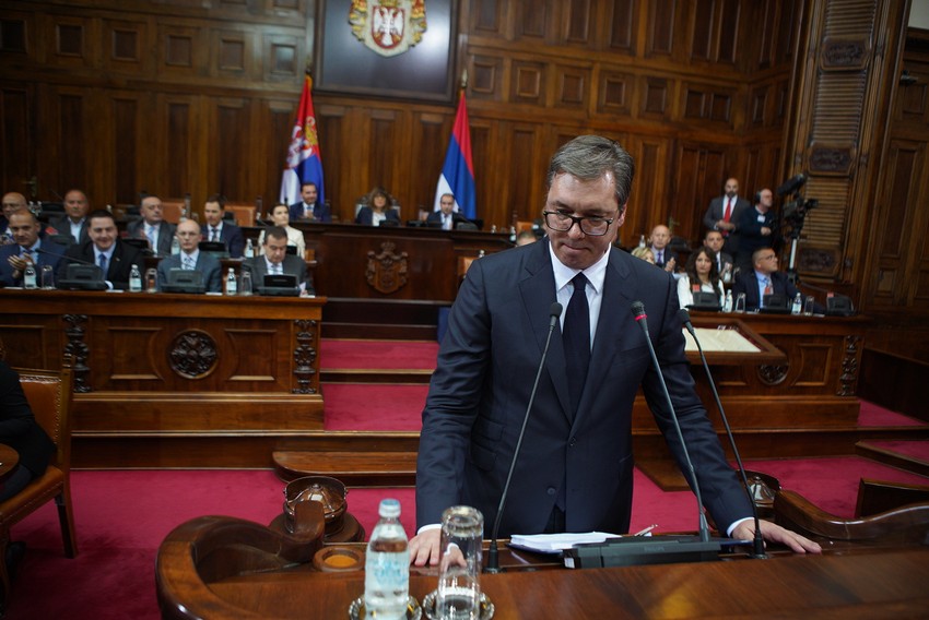 Vučić u Skupštini Srbije