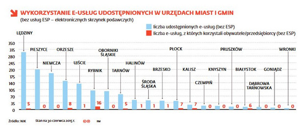 Wykorzystanie e-usług