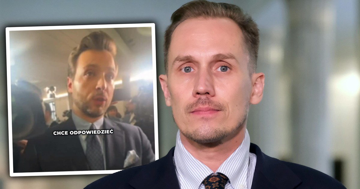 Berkowicz wdał się w sprzeczkę z dziennikarzami. "Pan na mnie krzyczy"