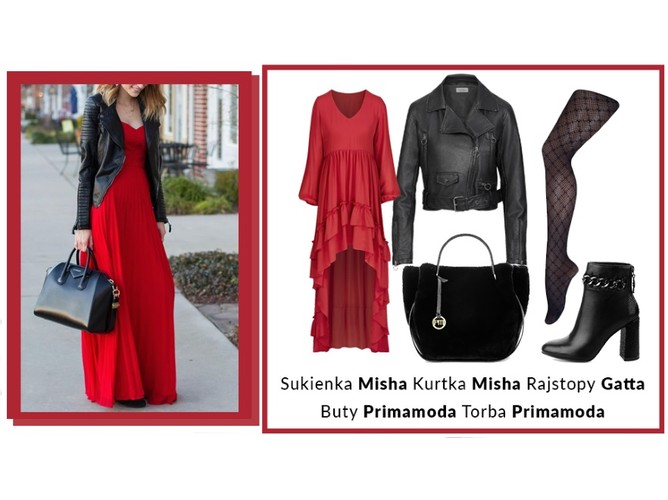 STYLIZACJE z czerwienią