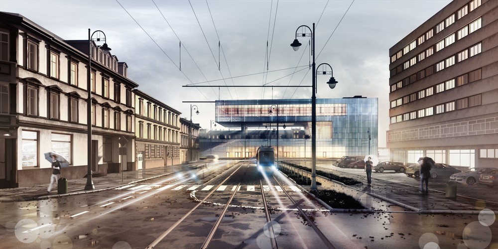 Bydgoszcz nowy dworzec PKP - wizualizacja 2, fot. materiał prasowy PKP <br><br>ŹRÓDŁO: ALLPLAN Sp. z o.o.