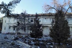 Ostrzelany przez wojska rosyjskie szpital dziecięcy w Siewierodoniecku