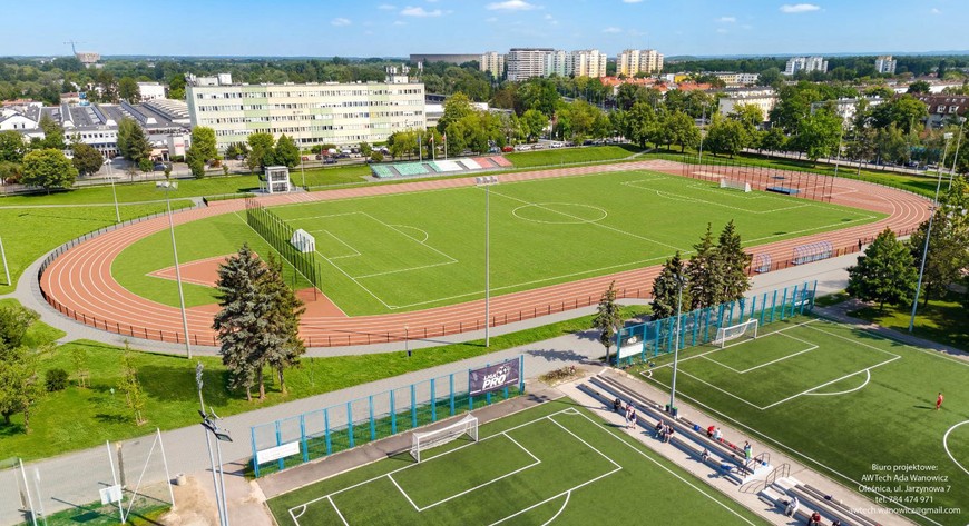 Obiekt przy ul. Lotniczej pozwoli uprawiać komfortowo lekka atletykę