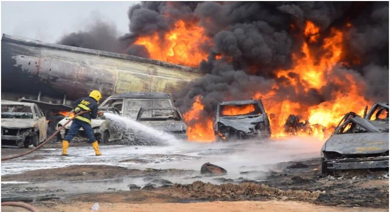 Gas explosion [Punch Newspapers]