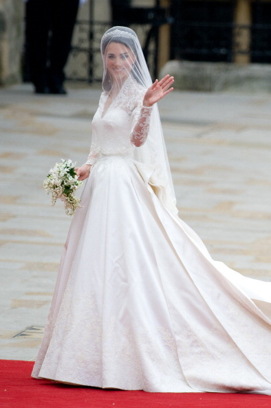 Księżna Kate w sukni ślubnej