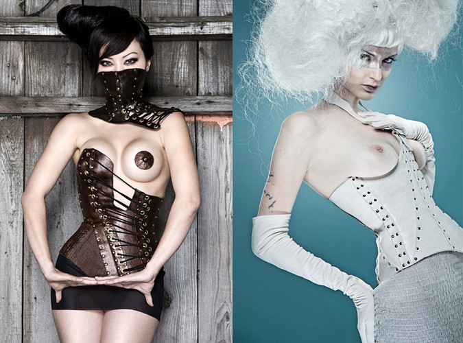 Takich gorsetów jeszcze nie widzieliście. Antiseptic Fashion szokuje niebanalnymi krojami oraz odważną stylizacją