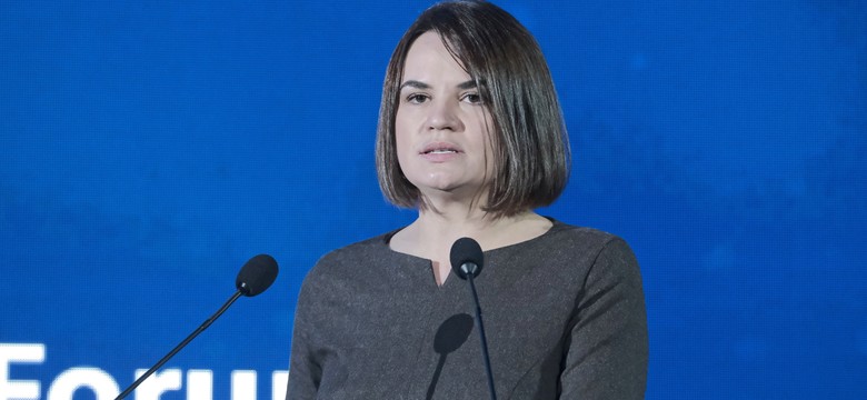Cichanouska wzywa Polskę do wsparcia białoruskiej opozycji