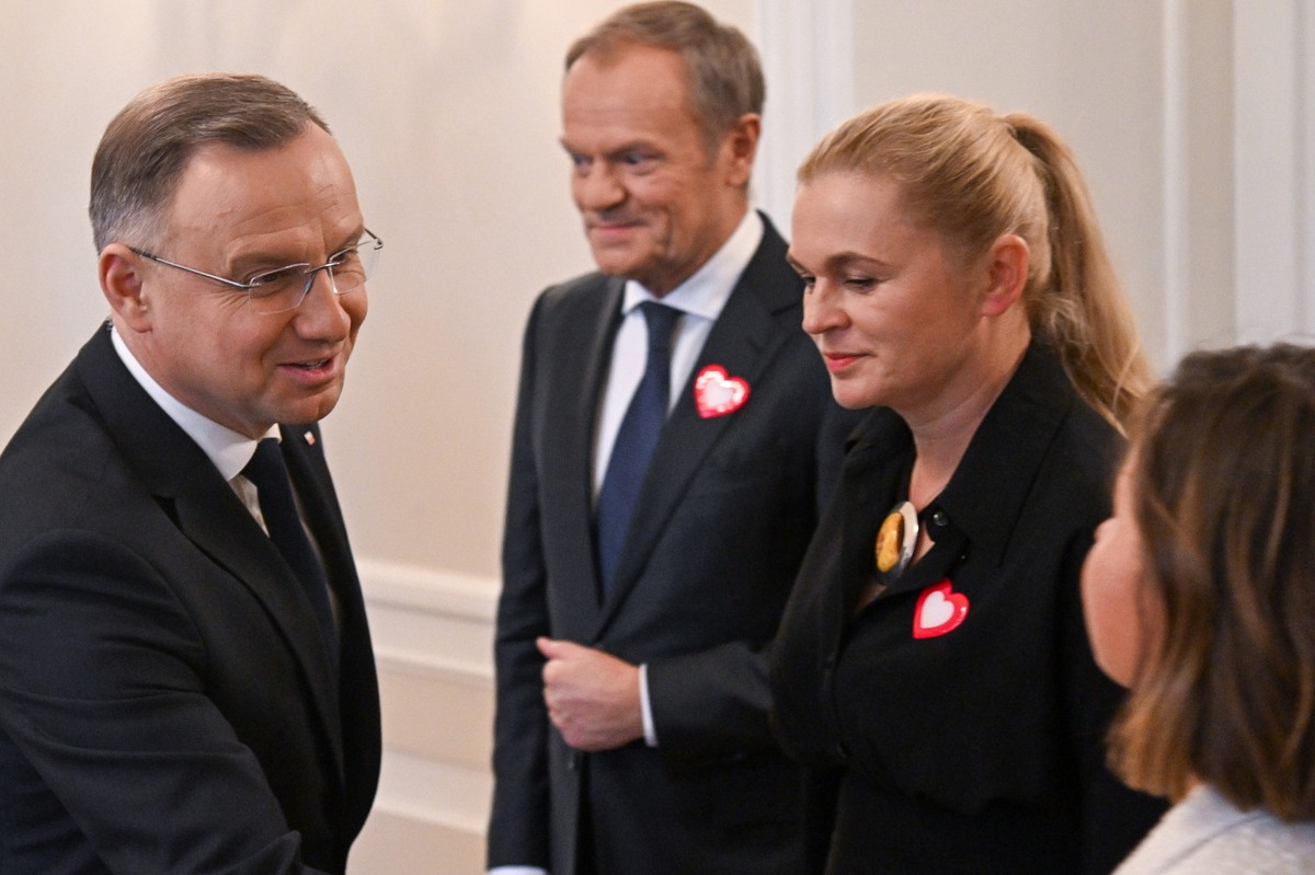 Andrzej Duda, Donald Tusk, Urszula Zielińska, Barbara Nowacka