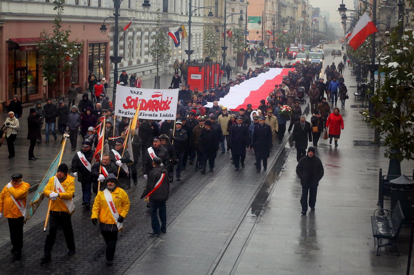 Łódzka Solidarność obchodziła Święto Niepodległości 