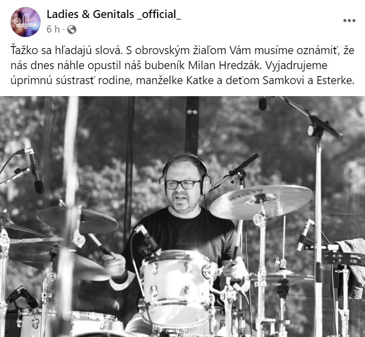 Milan Hredzák skolaboval počas vystúpenia.
