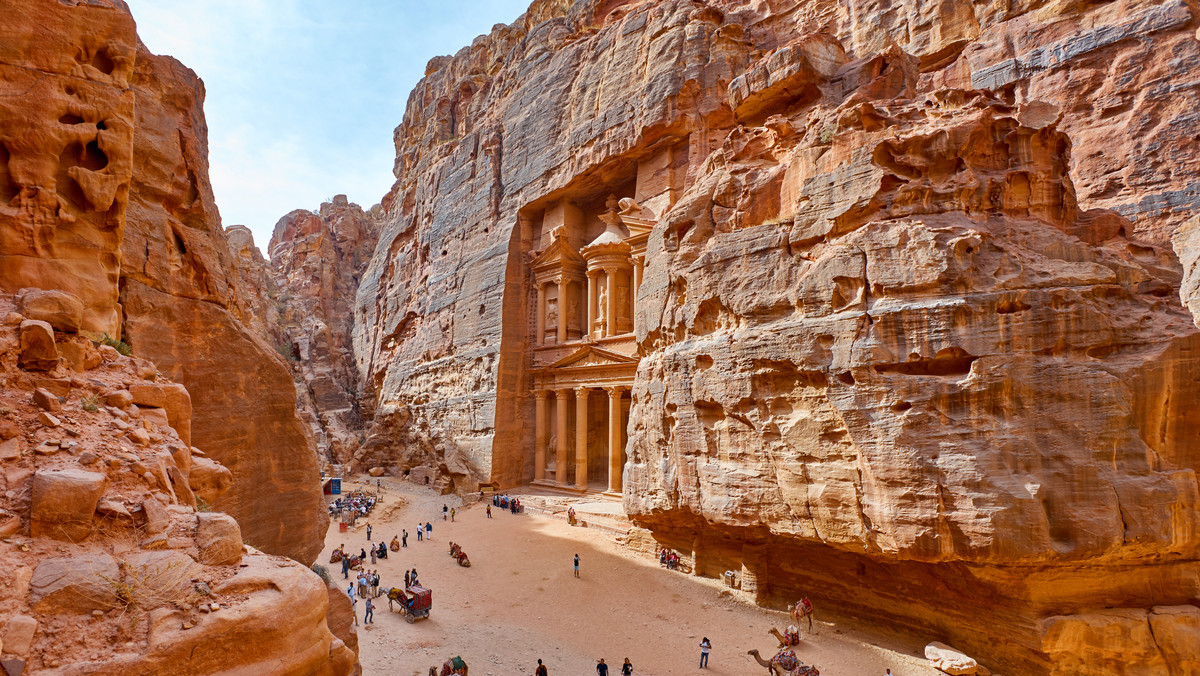 Skalne miasto Petra (Jordania)