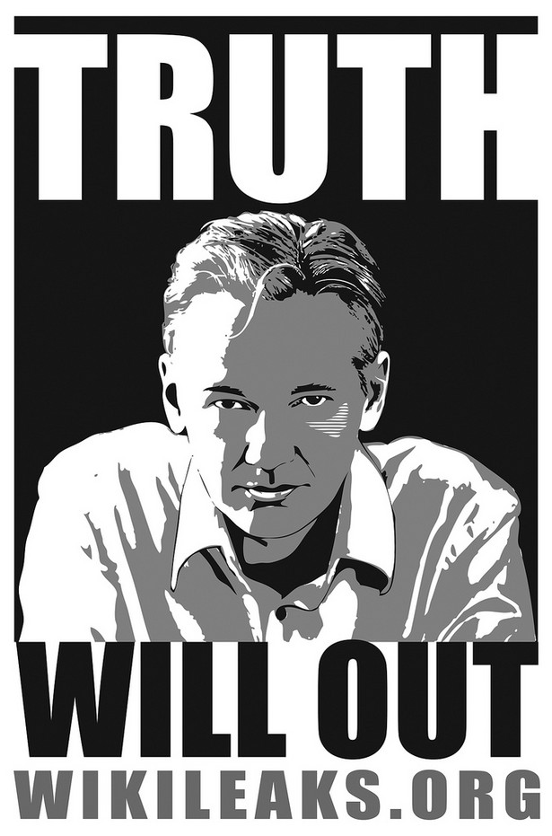 Plakat Wikileaks. Fot. r_sh/flickr.com