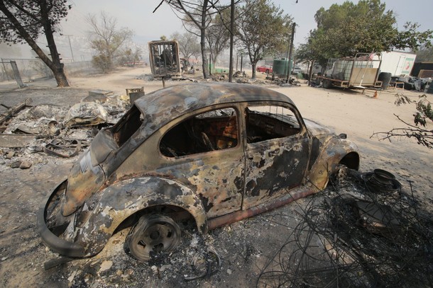 Blue Cut Fire in California