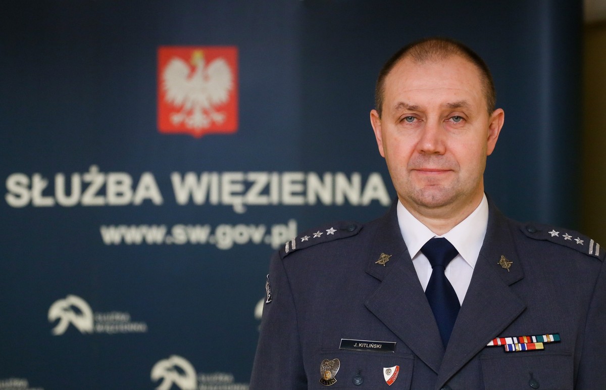 Nowy Dyrektor Generalny Służby Więziennej - płk Jacek Kitliński