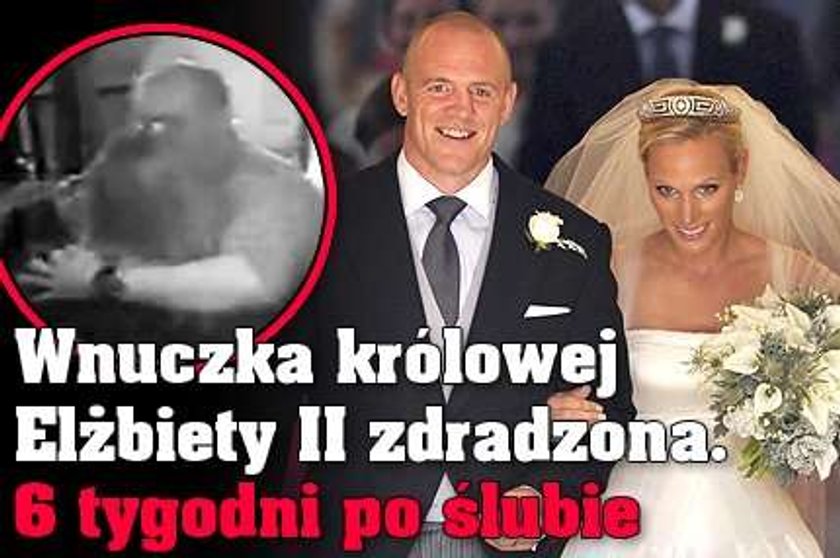 Wnuczka królowej Elżbiety II zdradzona. 6 tygodni po ślubie