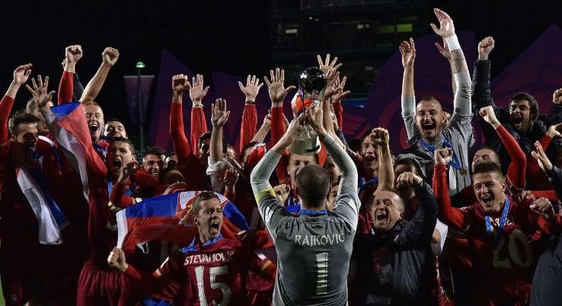 Serbia beat Brazil in historic win