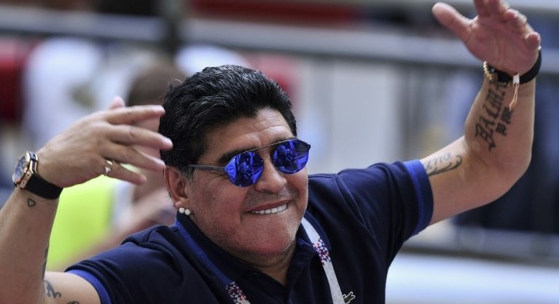 Maradona watched Argentina's World Cup debacle in Russia