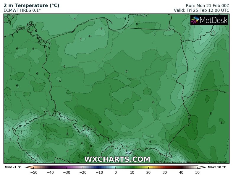 Temperatura będzie wysoka