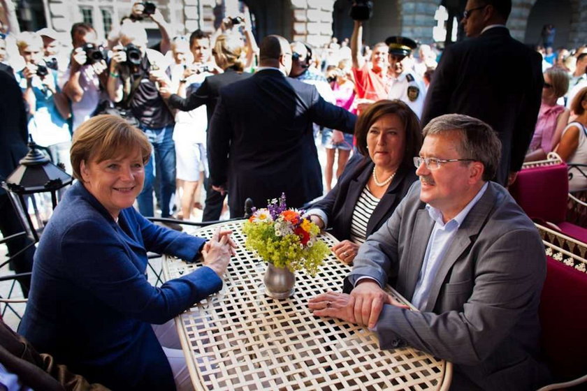 angela merkel, bronisław komorowski, hel, wizyta, statek