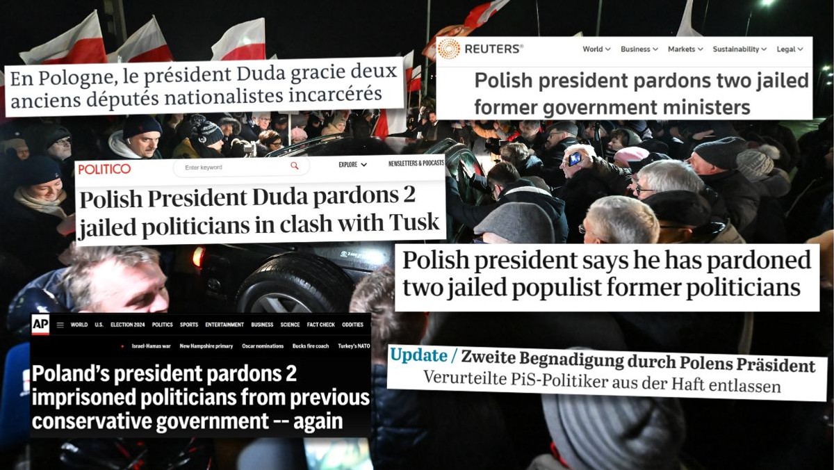 Światowe media o Kamińskim i Wąsiku. "Znacząca porażka"