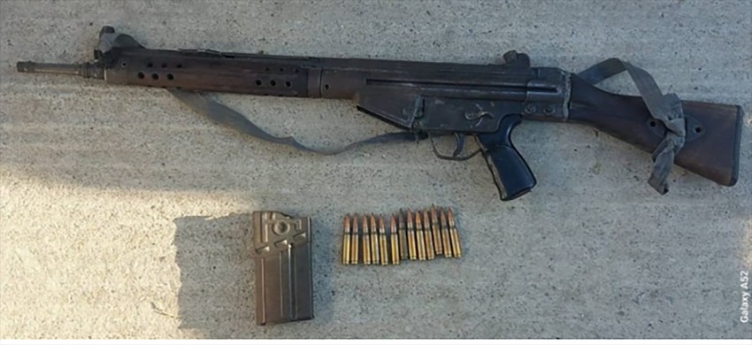 Zaplenjena puška i muniicija