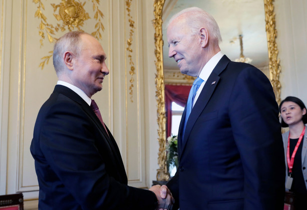 Władimir Putin oraz Joe Biden