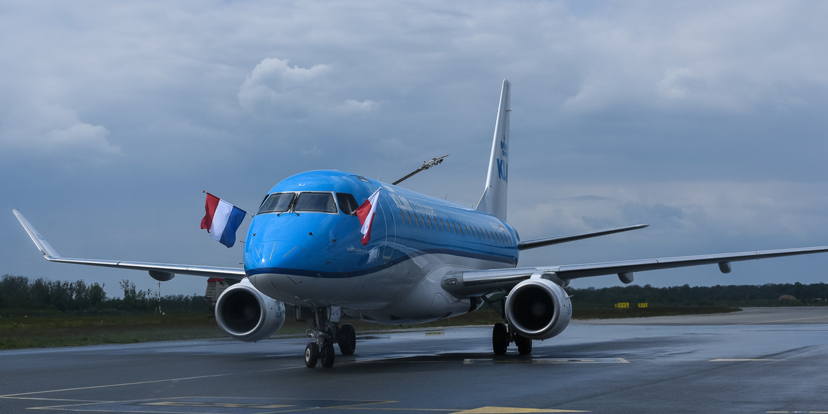 Bezpośrednie połączenie między Wrocławiem i Amsterdamem obsługiwane jest samolotami w barwach KLM Cityhopper