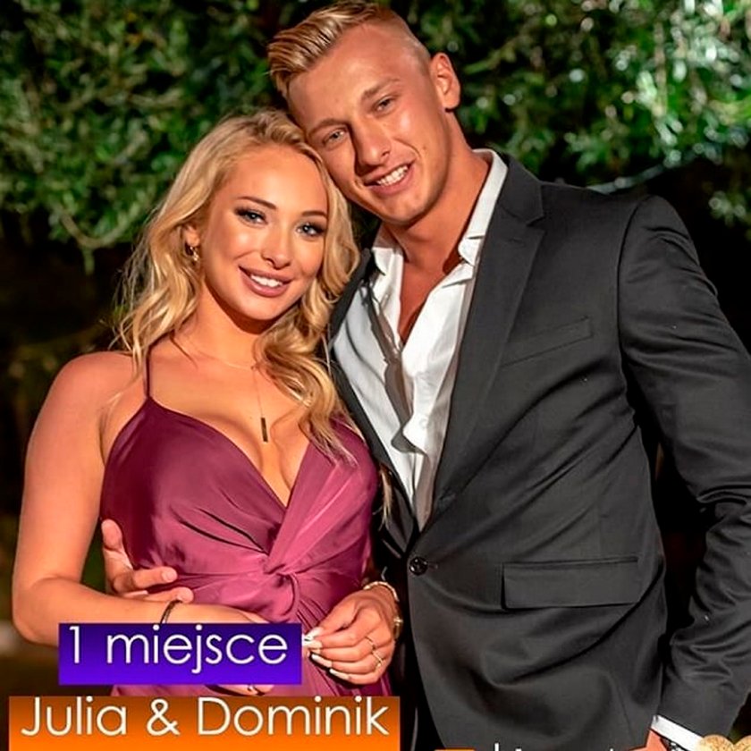 Zwycięzcy drugiej edycji "The Love Island" rozstali się! Dominik Grot zerwał z Julią Nowakowską?