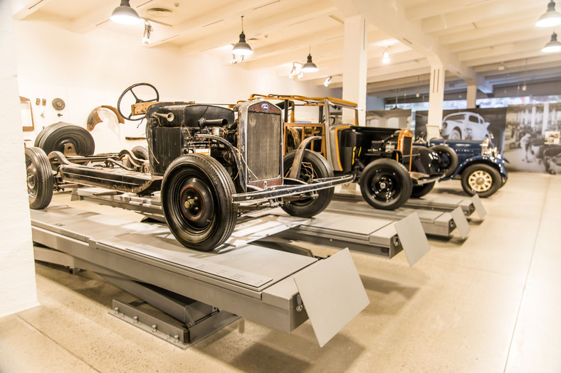 etapy renowacji w ŠKODA Muzeum Mladá Boleslav