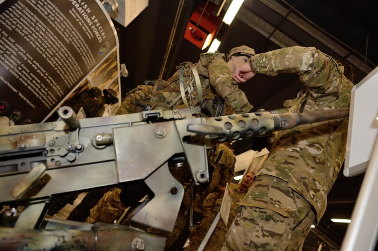 12,7 mm Wielokalibrowy Karabin Maszynowy Manroy M2QCB na wyposżeniu Wojsk Specjalnych<br><br> fot. Sławomir Mrowiński