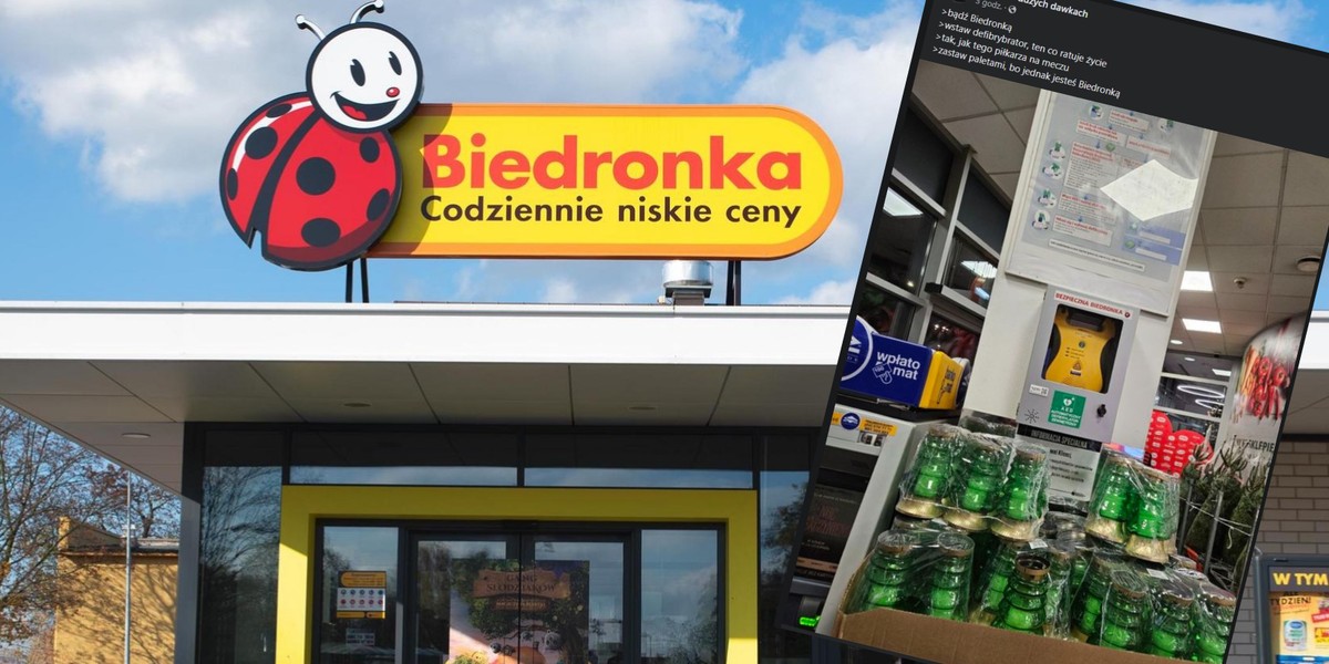 Na ten widok w Biedronce klienci zdębieli.