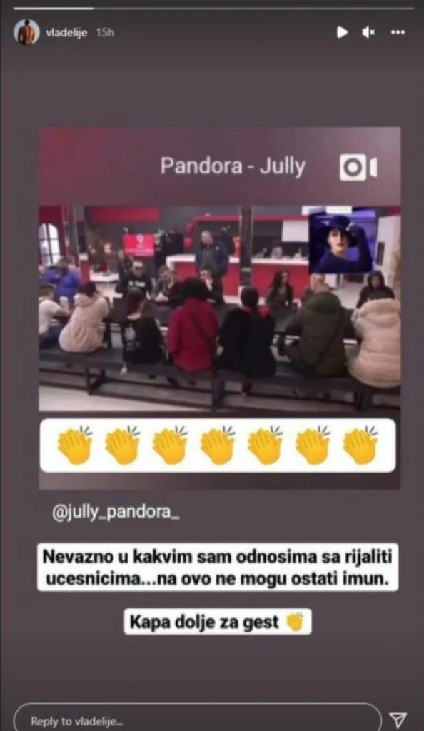 Vladimir Tomović objava Instagram/vladelije