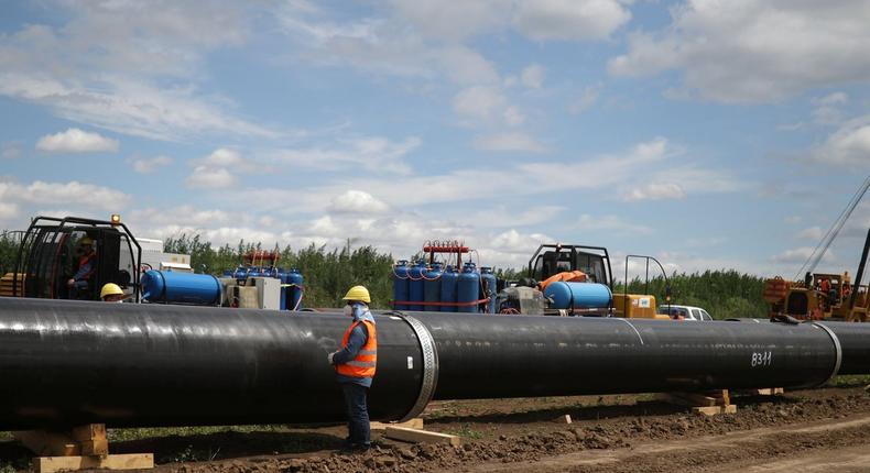 Gas pipeline from Tanzania to Kenya