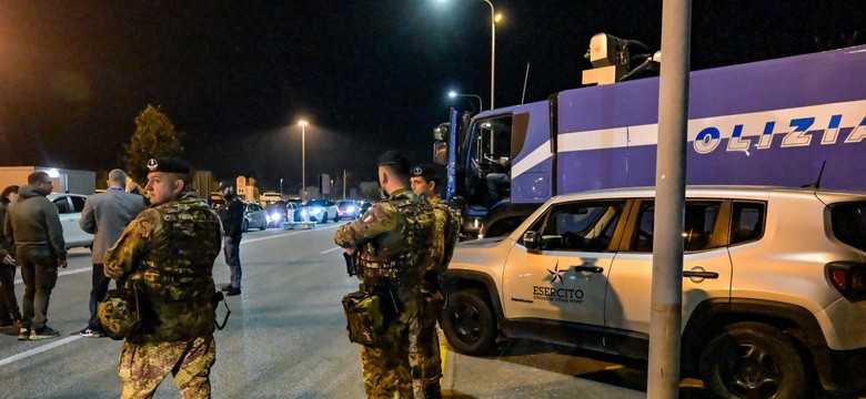 Starcia przed meczem Włochy - Izrael. Propalestyńscy manifestanci zaatakowali policję