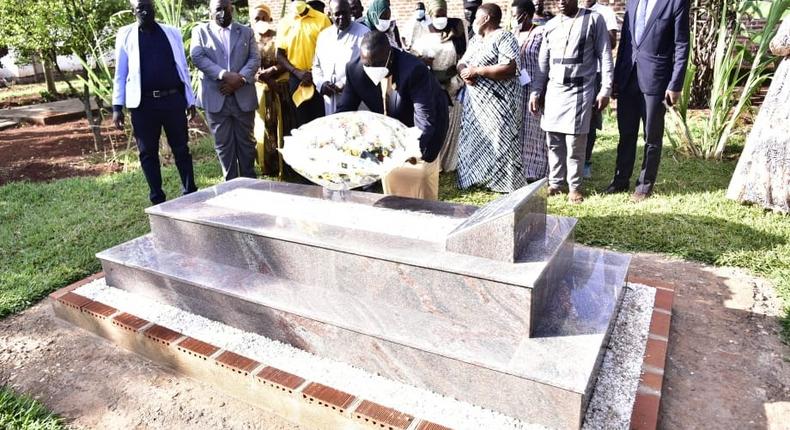 Jacob Oulanyah's grave